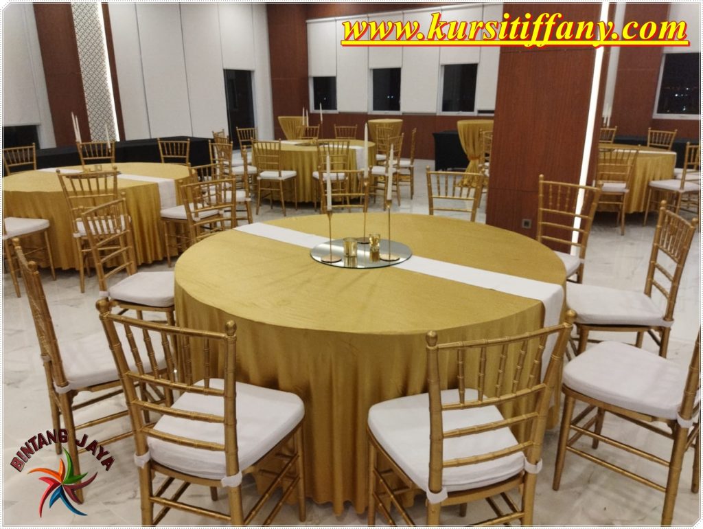 Rental Kursi tiffany Giold High Quality Jakarta