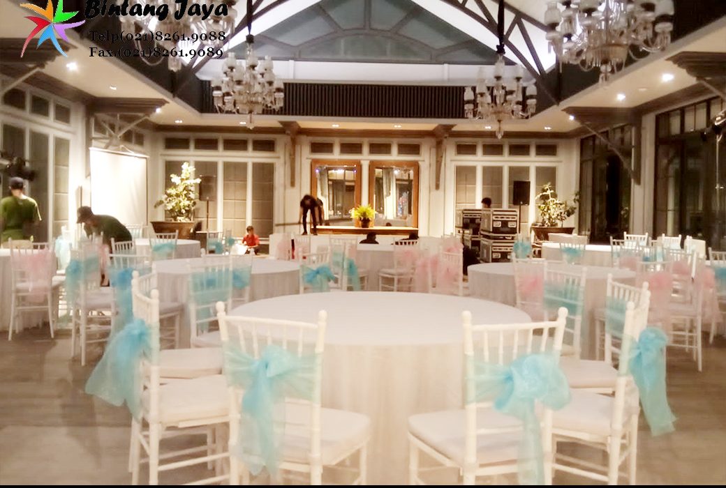 Rental Round Table Diameter 180cm kawasan industri Surya Cipta Karawang