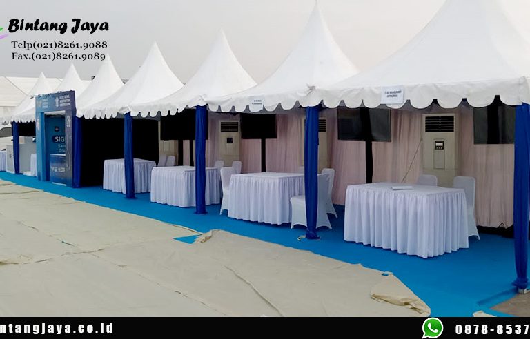 Sewa Tenda Sarnafil 3x3m tenda bazar Jakarta Utara