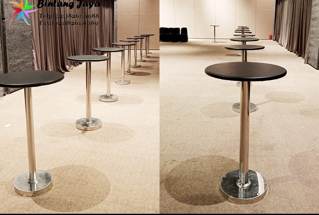 Sewa Meja Bar Kulit Hitam Area Jakarta