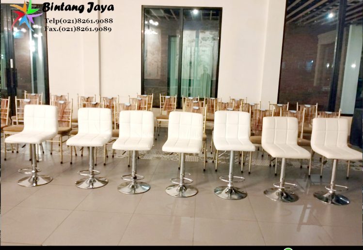 Rental Barstool Senderan Putih Jakarta