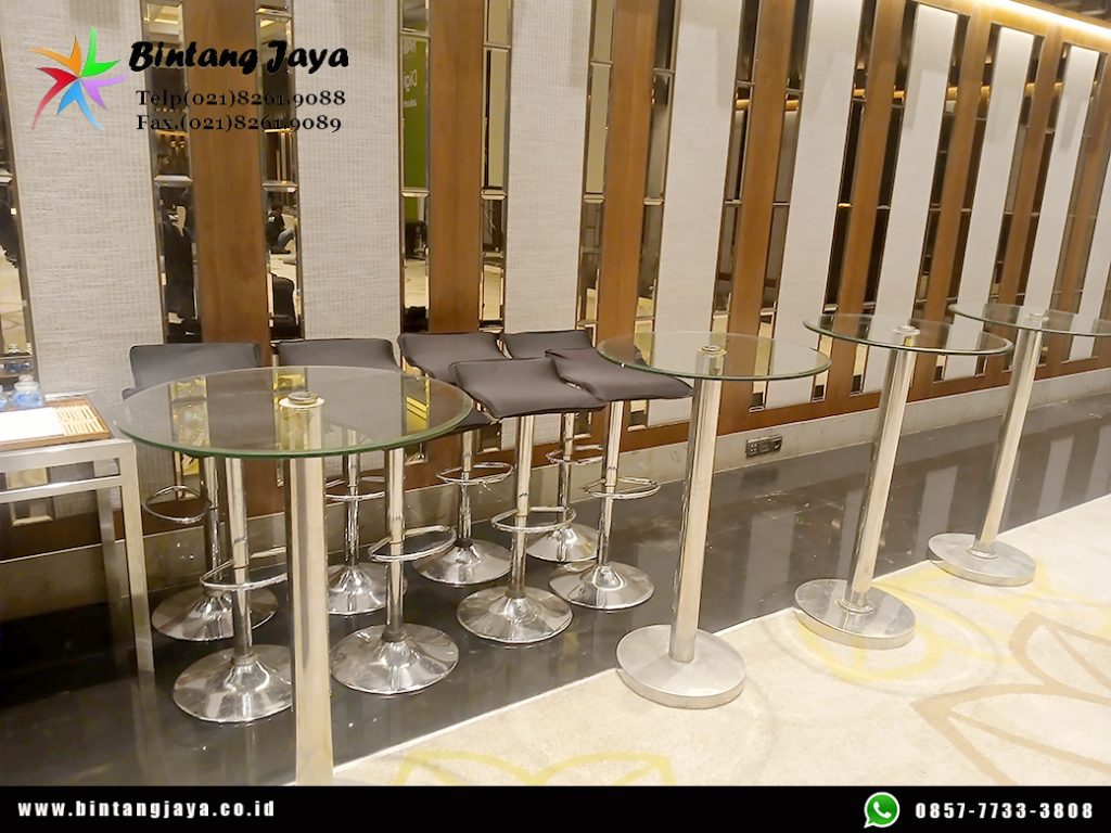 Sewa Kursi Barstool Meja Bar Kaca Jakarta