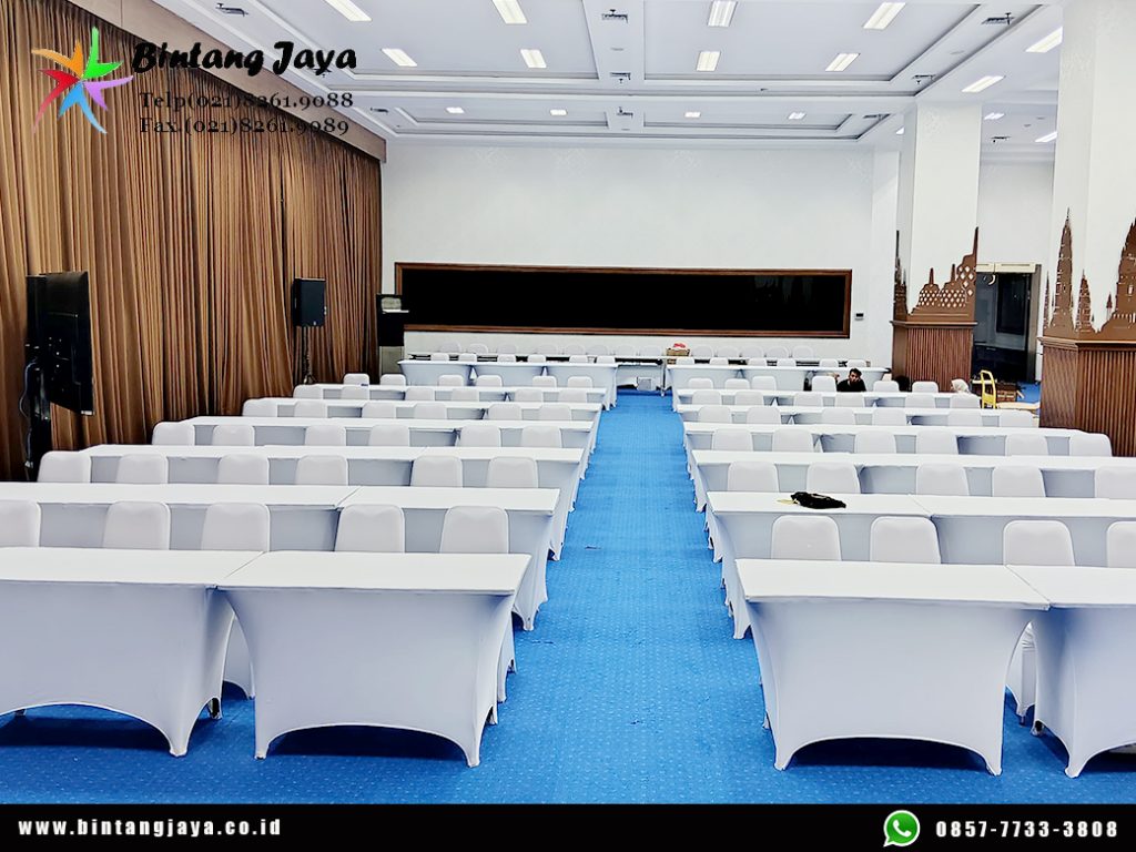 Sewa Meja Taplak Hitam Jakarta Ready Meja Bundar Kotak Dan IBM