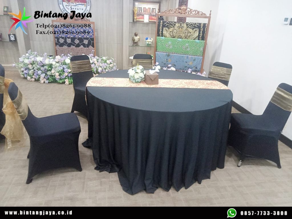 Jasa Sewa Meja Bundar Round Table Aneka Ukuran Diameter di Bogor