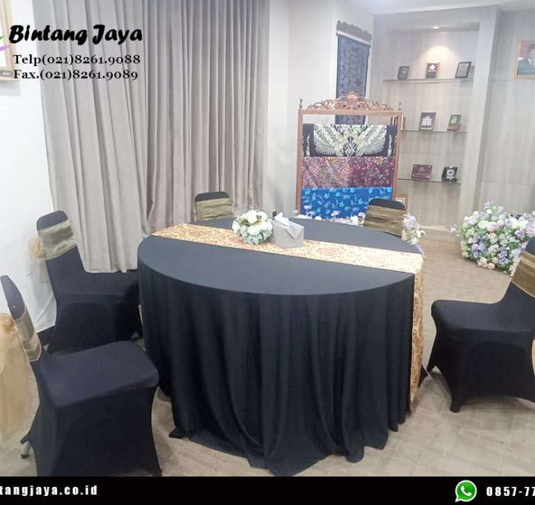 Jasa Sewa Meja Bundar Round Table Aneka Ukuran Diameter di Bogor