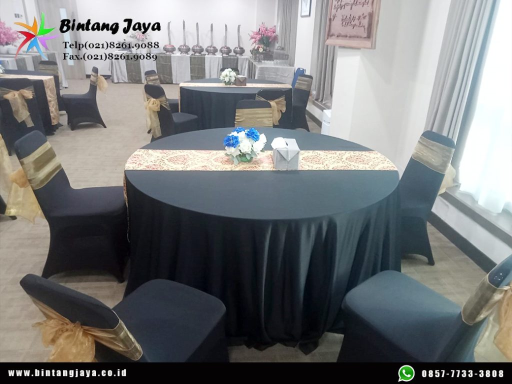 Jasa Sewa Meja Bundar Round Table Aneka Ukuran Diameter di Bogor