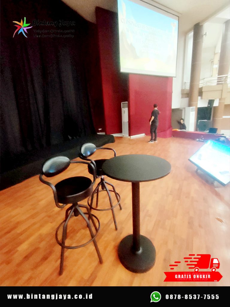 Sewa Barstool Set Meja Dan Kursi Bar Kotak Senderan Jakarta