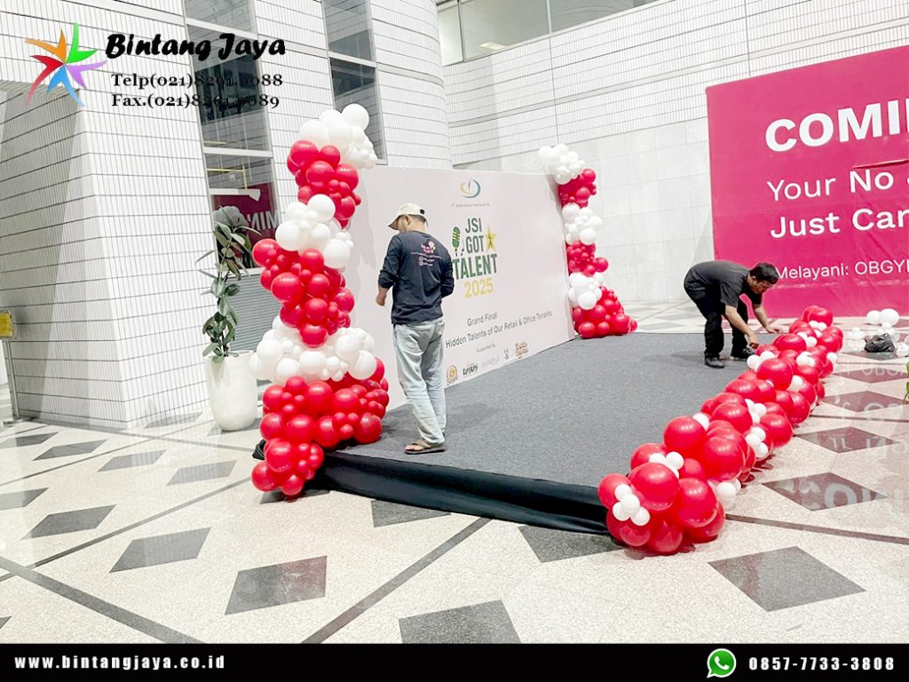 Rental Panggung Dekorasi Balon Merah Putih Kuningan Jakarta