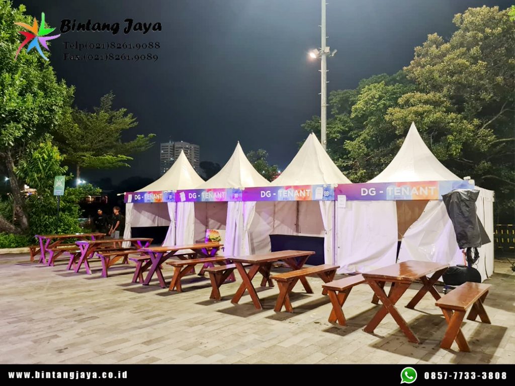 Rental Tenda Kerucut Dan Meja Kursi Taman Jakarta
