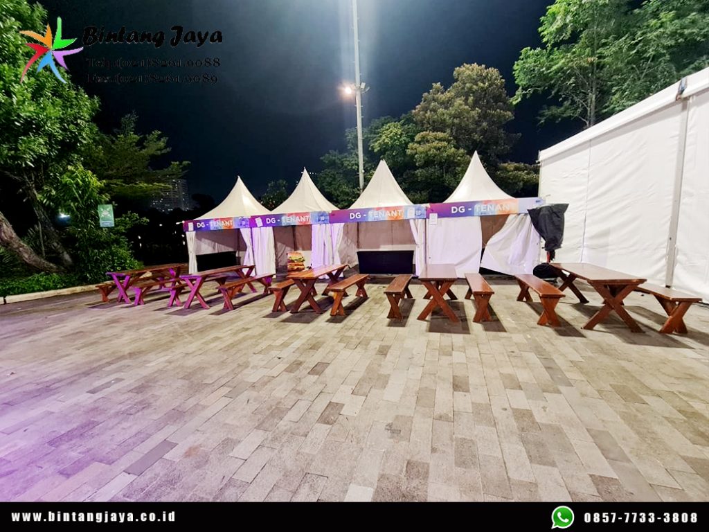 Rental Tenda Kerucut Dan Meja Kursi Taman Jakarta
