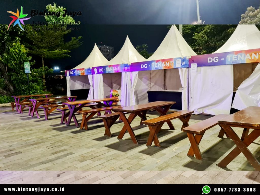 Rental Tenda Kerucut Dan Meja Kursi Taman Jakarta