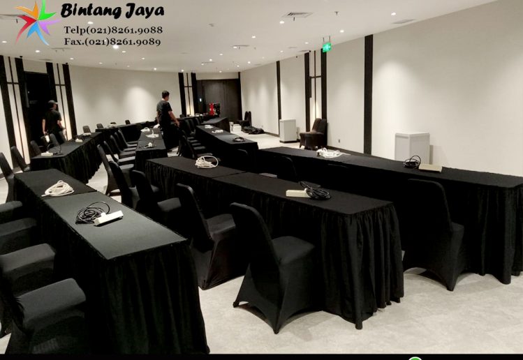 Sewa Meja Ibm Kursi Cover Hitam World Capital Tower Jakarta