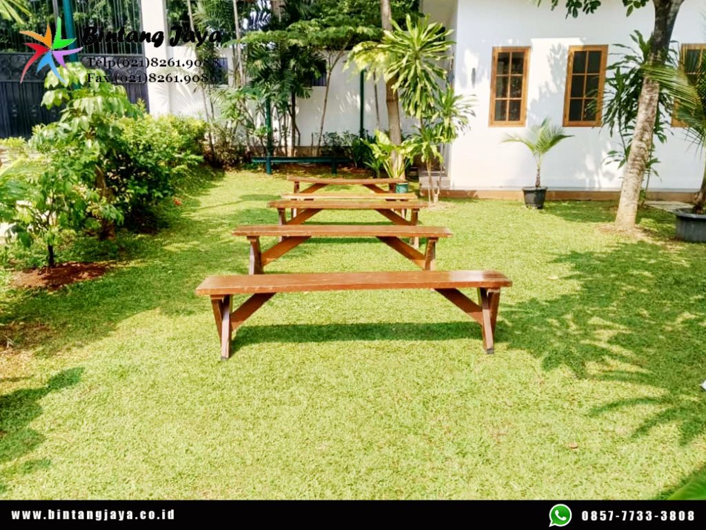 Jasa Sewa Bangku Taman Kayu Type Extra Bogor