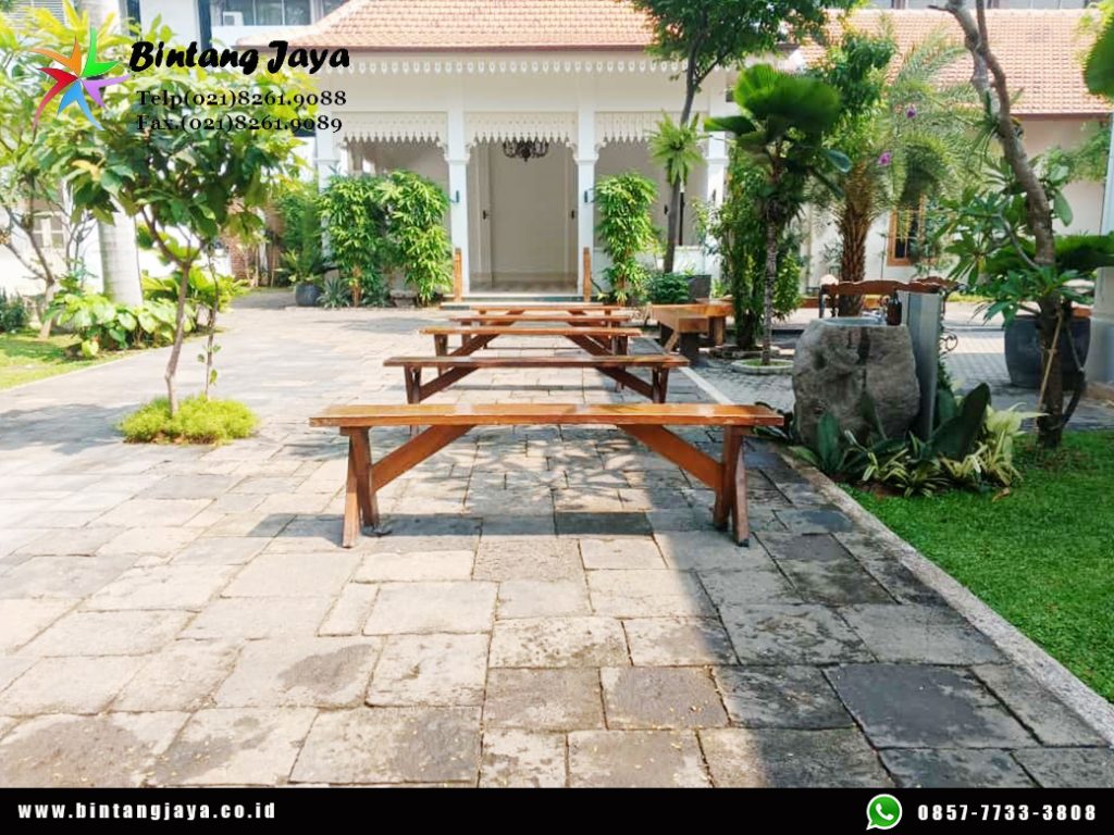 Jasa Sewa Bangku Taman Kayu Type Extra Bogor