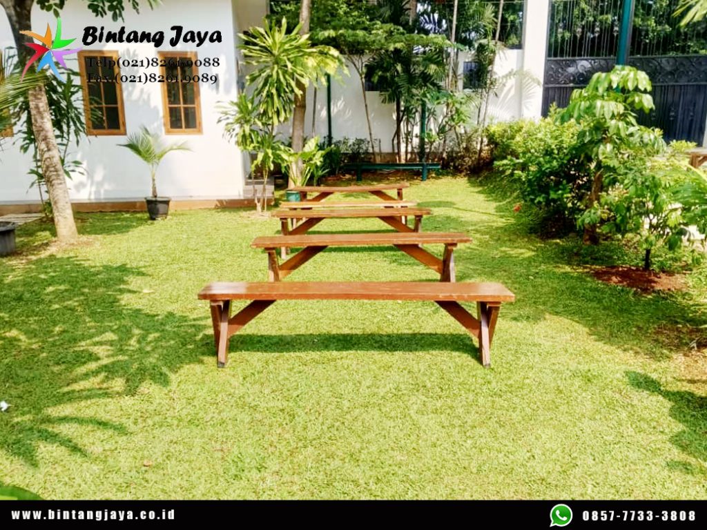 Jasa Sewa Bangku Taman Kayu Type Extra Bogor