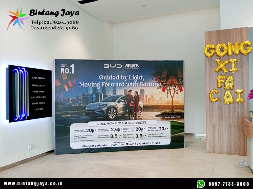 Sewa Backdrop, Meja, Kursi, Dekorasi Balon Event BYD Jakarta Profesional dan Lengkap