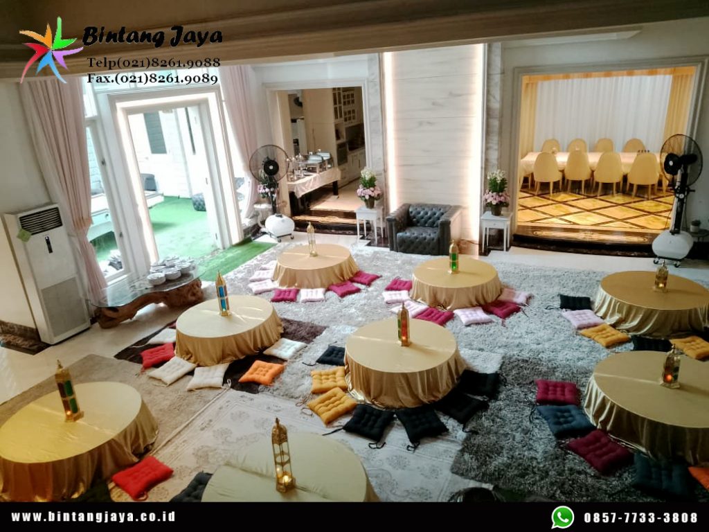 Sewa Meja Lesehan Bulat Tambun Selatan Bekasi untuk Bukber dan Kajian