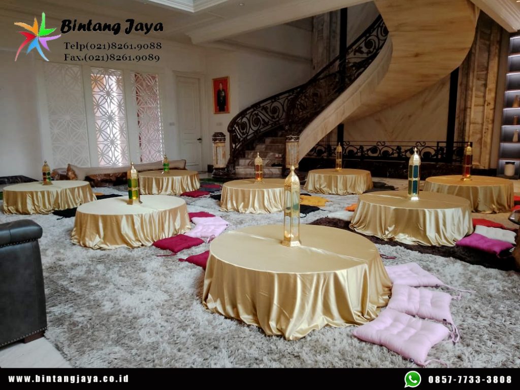 Sewa Meja Lesehan Bulat Tambun Selatan Bekasi untuk Bukber dan Kajian