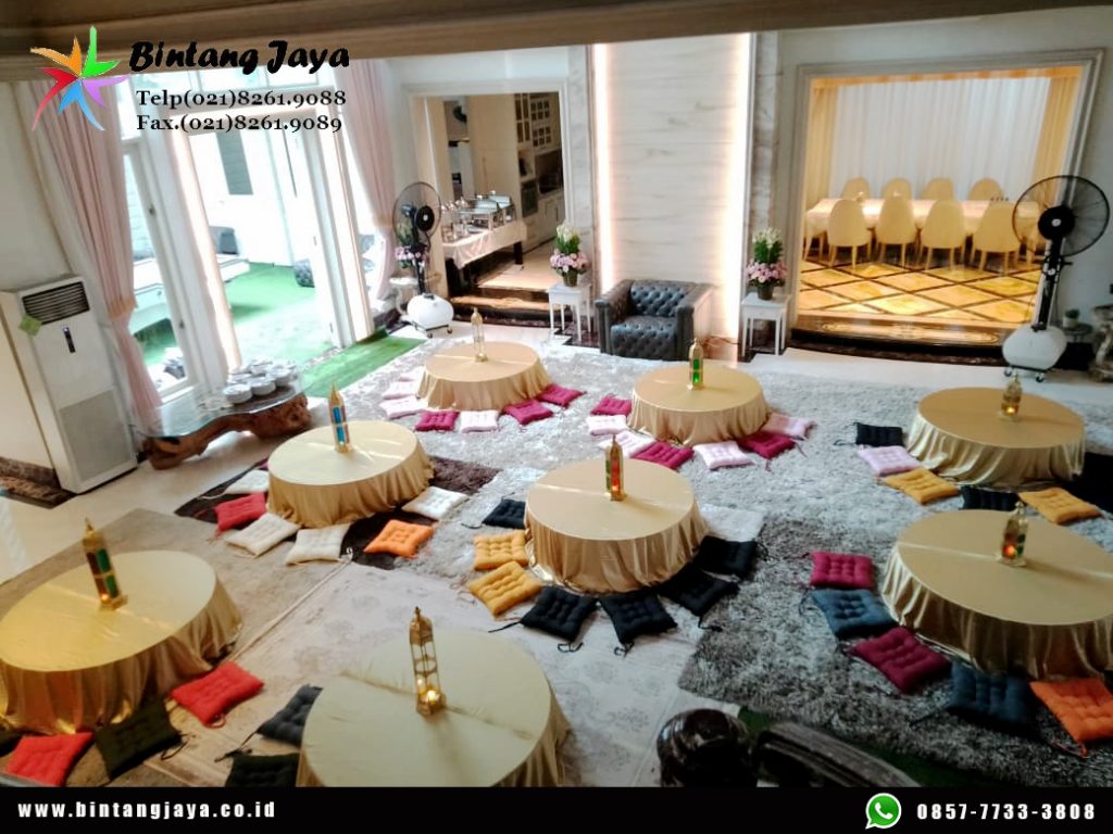 Sewa Meja Lesehan Bulat Tambun Selatan Bekasi untuk Bukber dan Kajian