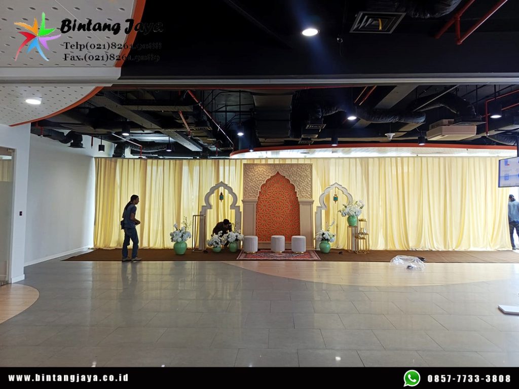 Rental Tirai Warna Cream Jakarta