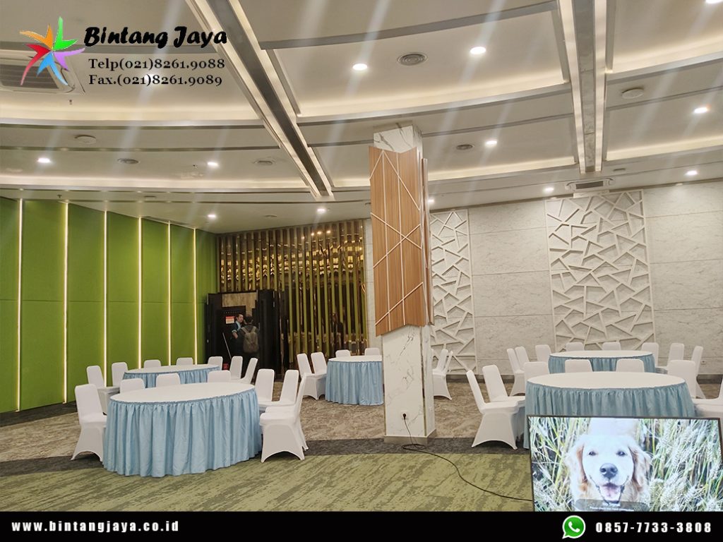 Sewa Meja Round Table dan Kursi Futura Event Auditorium Brilian Jakarta Selatan