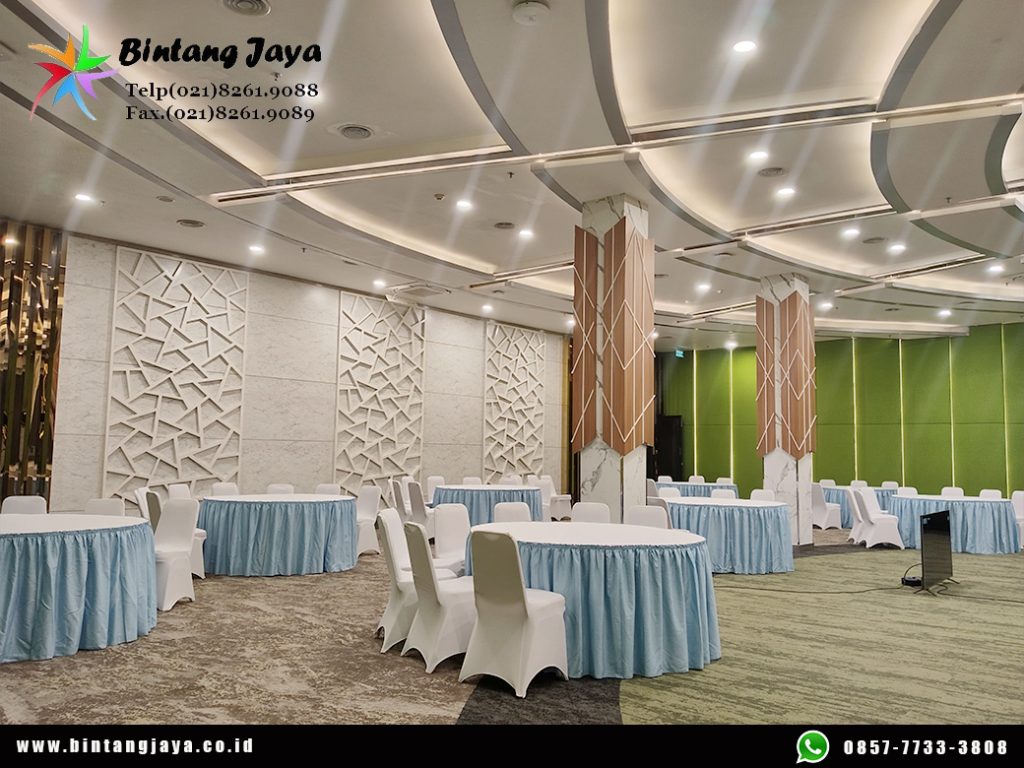 Sewa Meja Round Table dan Kursi Futura Event Auditorium Brilian Jakarta Selatan