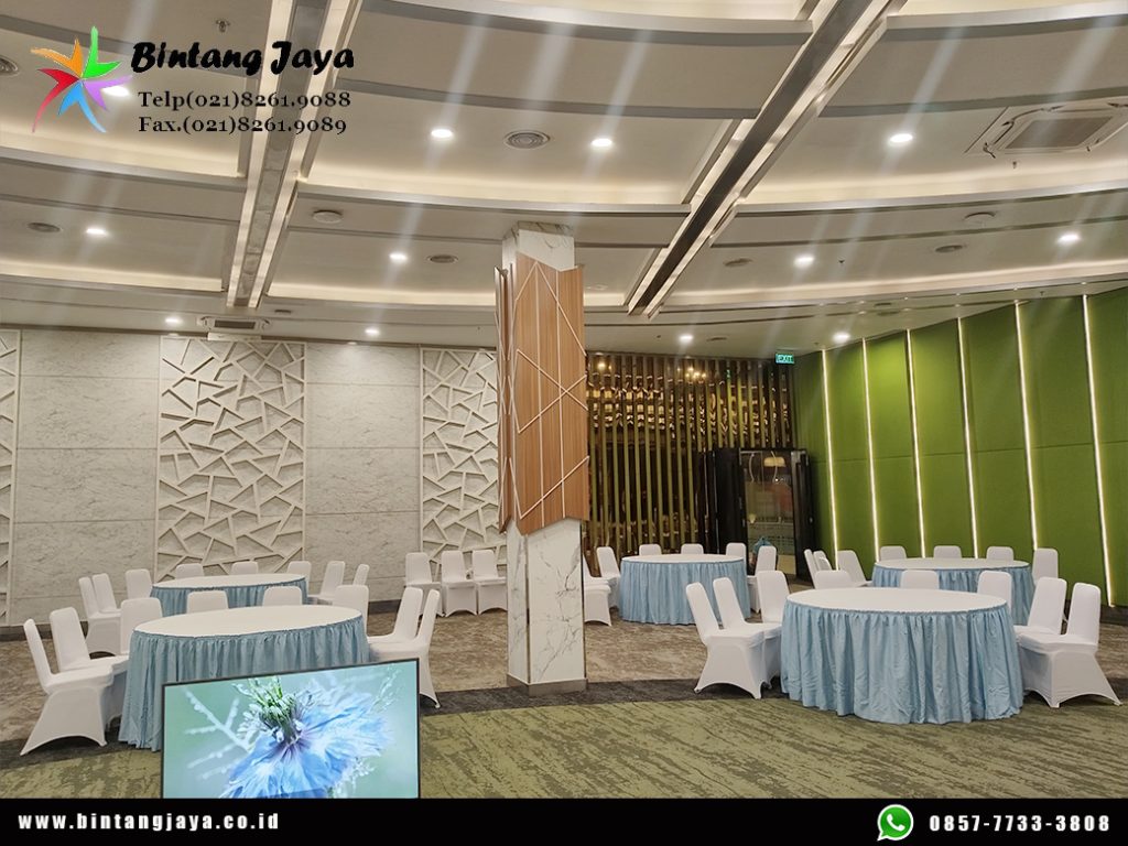Sewa Meja Round Table dan Kursi Futura Event Auditorium Brilian Jakarta Selatan