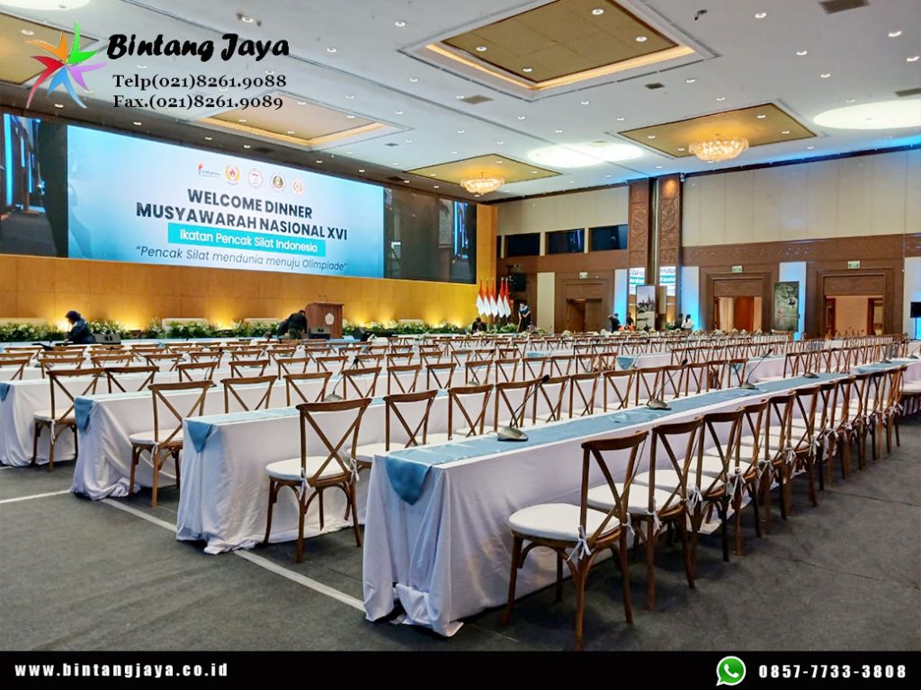Rental Kursi Crossback Jakarta untuk Event Elegan dan Estetik