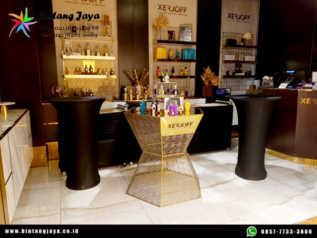 Sewa Meja Bar Kursi Puff Plaza Senayan Jakarta untuk Event Modern