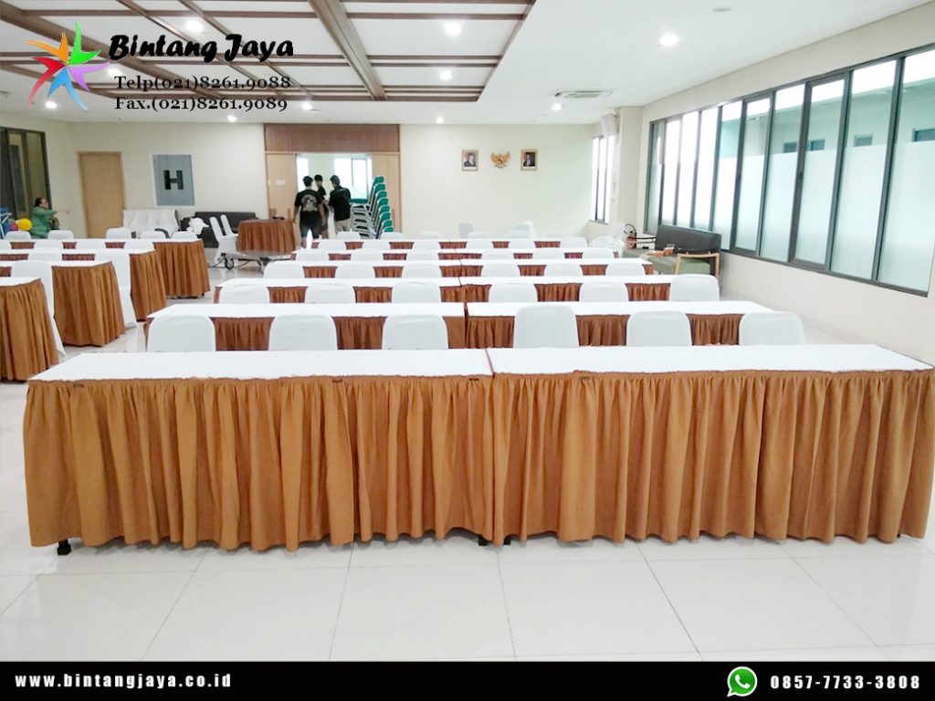 Sewa Meja IBM Skirting Tangerang untuk Area Event dan Pameran