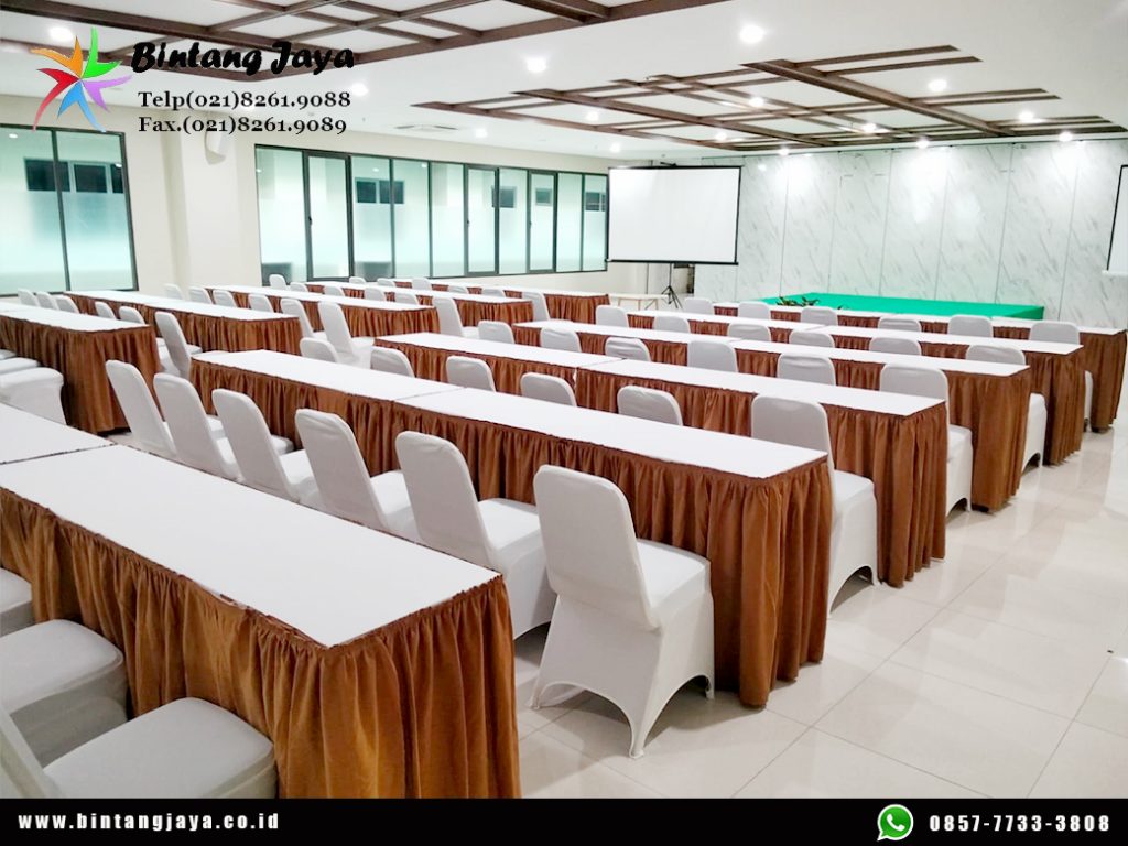 Sewa Meja IBM Skirting Tangerang untuk Area Event dan Pameran