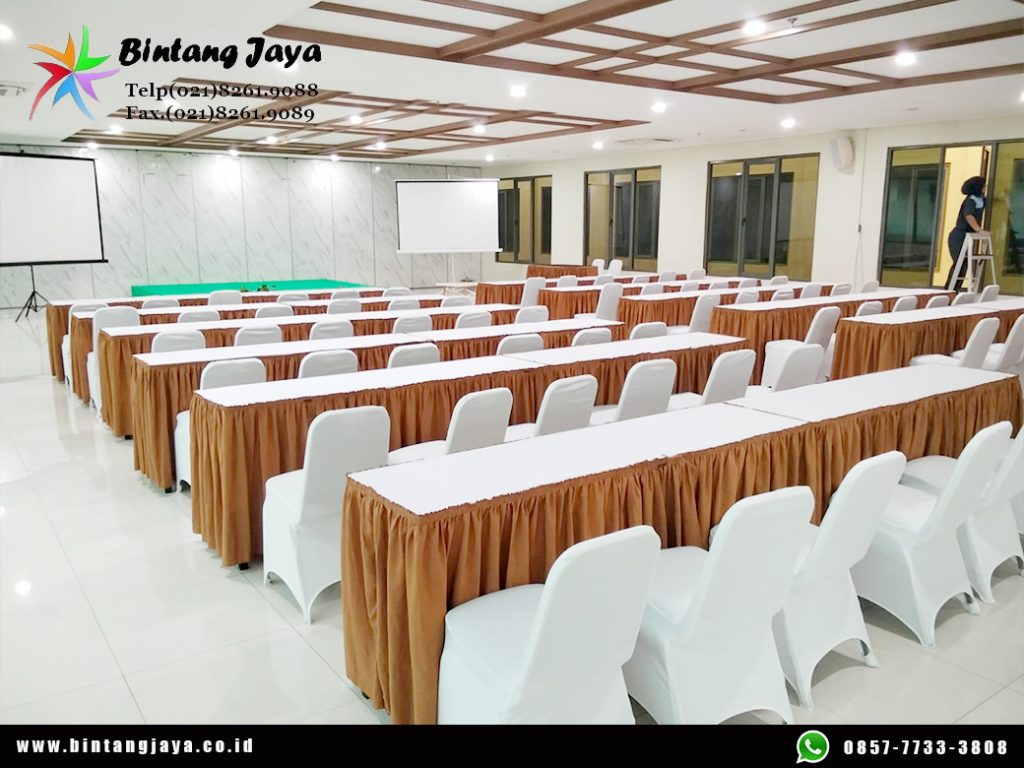 Sewa Meja IBM Skirting Tangerang untuk Area Event dan Pameran