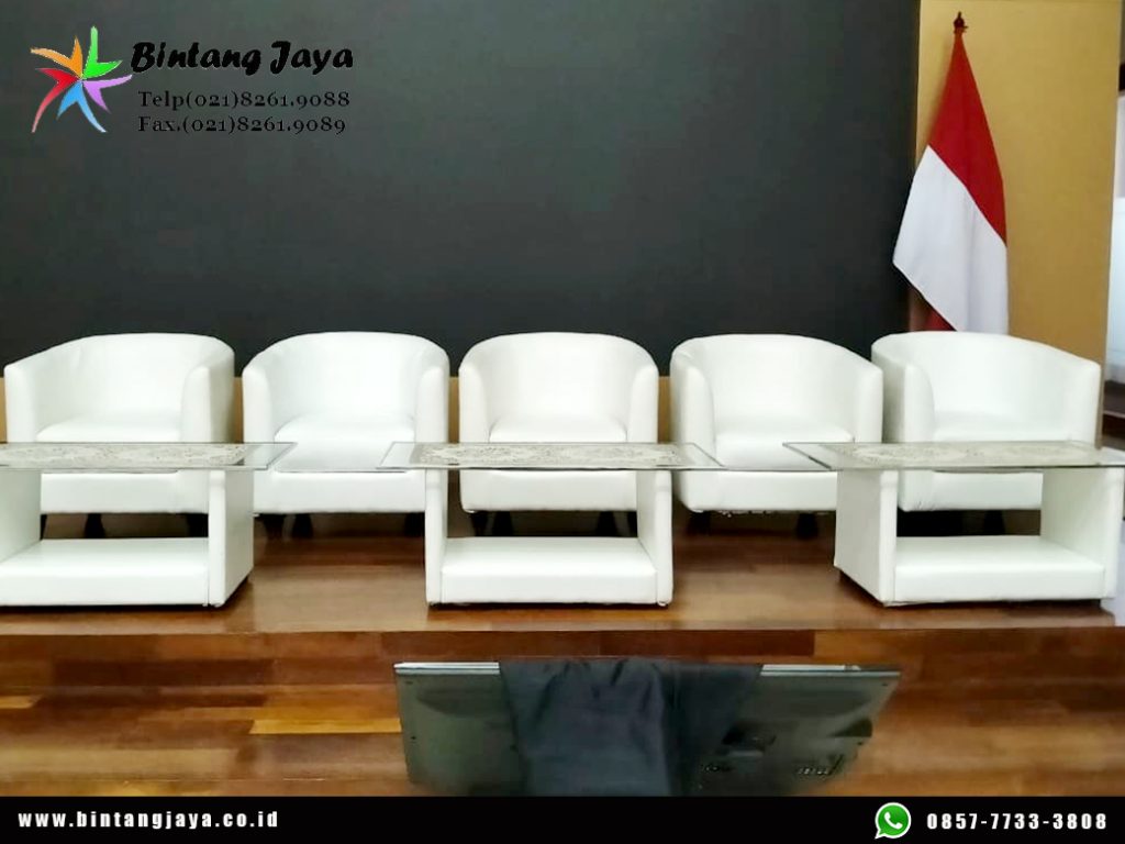 Sewa SOFA OVAL, ARM CHAIR VIP Event Bappenas Suropati Jakarta