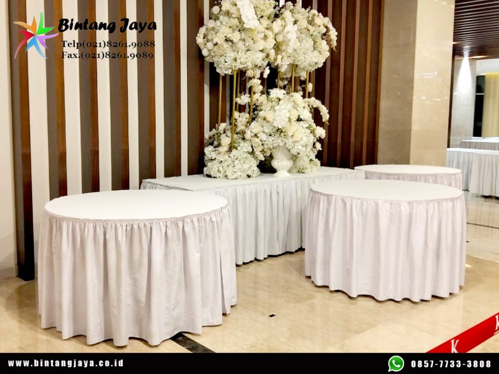 Sewa Round Table dan Meja Kotak Area Kuningan Jaksel