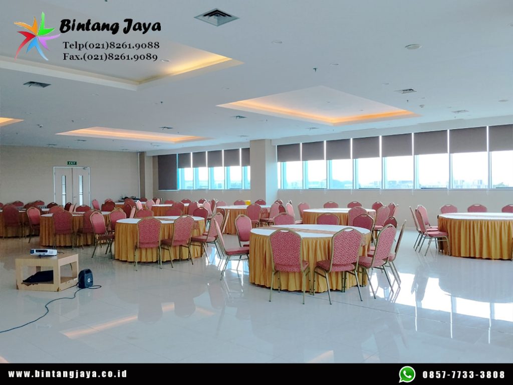 Sewa Meja Round Table Diameter 180cm Area Cikarang