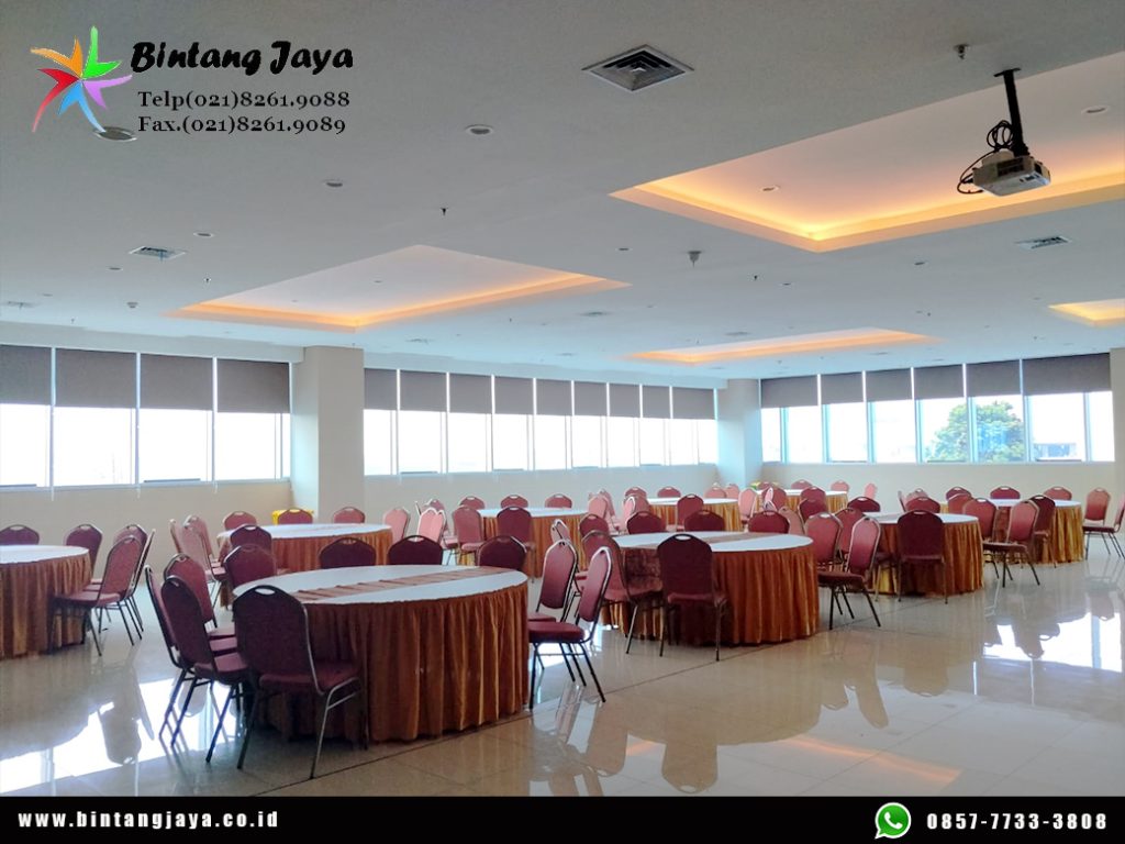Sewa Meja Round Table Diameter 180cm Area Cikarang