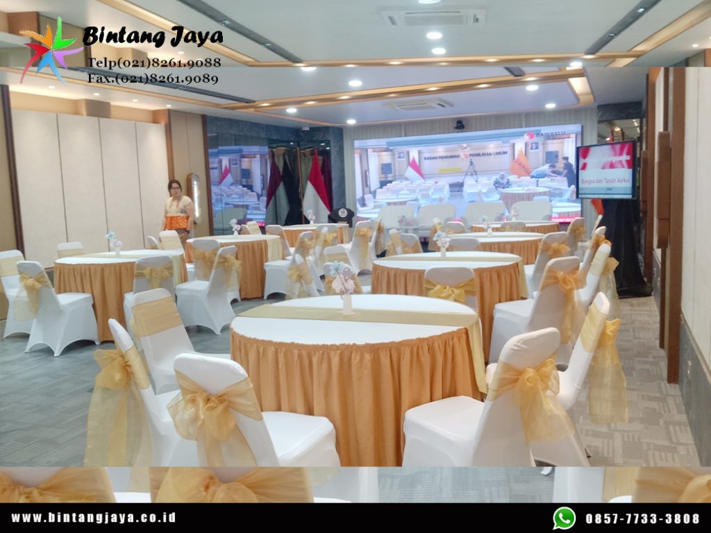 Sewa Kursi, Meja Bundar Event Gedung Bawaslu Jl. Thamrin Jakpus untuk Acara Resmi dan Profesional