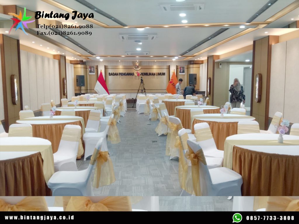 Sewa Kursi, Meja Bundar Event Gedung Bawaslu Jl. Thamrin Jakpus untuk Acara Resmi dan Profesional