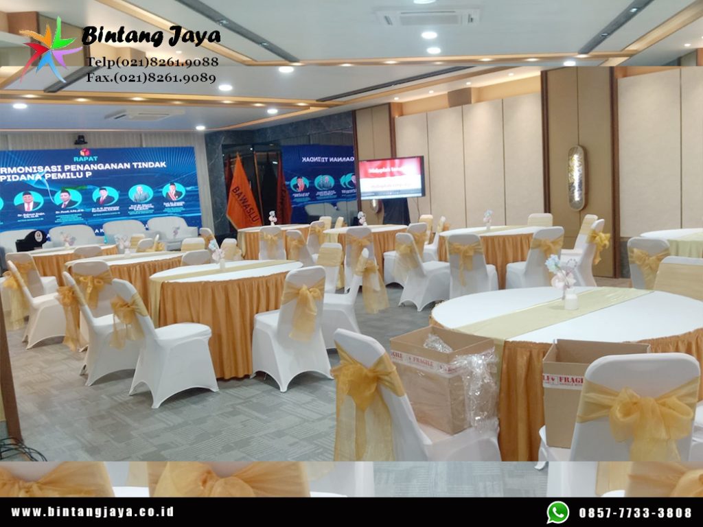 Sewa Kursi, Meja Bundar Event Gedung Bawaslu Jl. Thamrin Jakpus untuk Acara Resmi dan Profesional