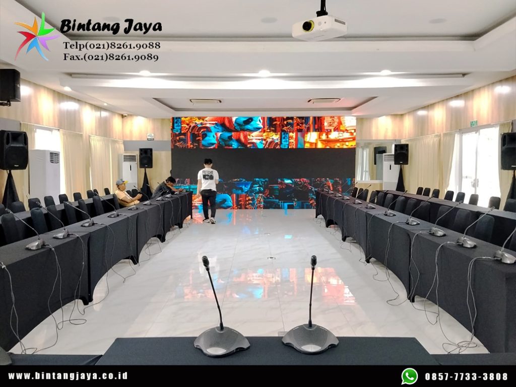Sewa Meja IBM dan Sign Out Landscape Stainless Jakarta