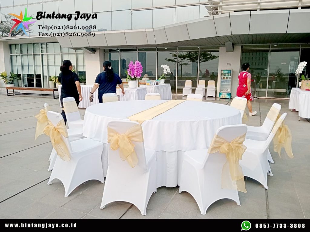 Sewa Meja Bulat Event Kino Tower Alam Sutra Jakarta untuk Acara Perusahaan yang Elegan