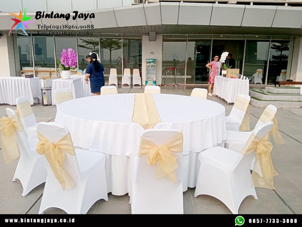 Sewa Meja Bulat Event Kino Tower Alam Sutra Jakarta untuk Acara Perusahaan yang Elegan
