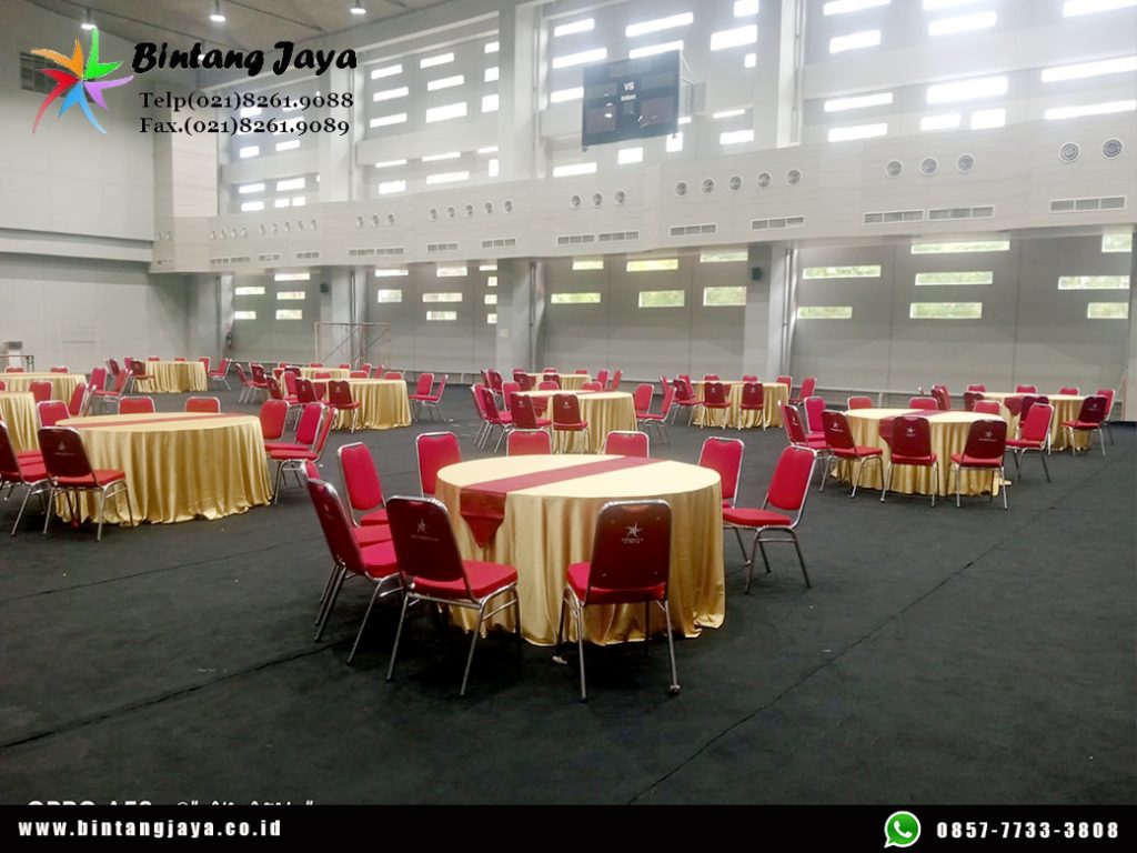 Sewa Kursi Event, Meja Bulat Event Binus Alam Sutra