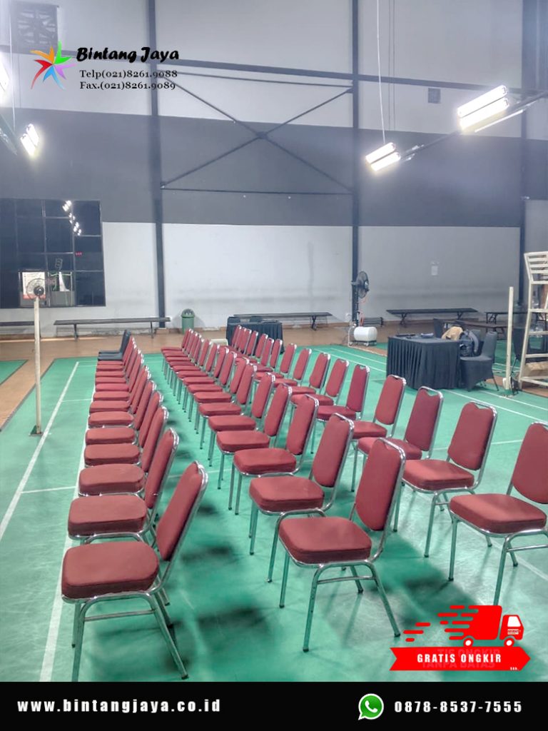 Sewa Kursi Futura Polos Merah Jakarta Simpel, Berani, dan Siap untuk Event