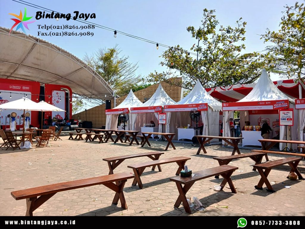 Rental Tenda Kerucut, Kursi Meja Taman Jakarta 087885377555