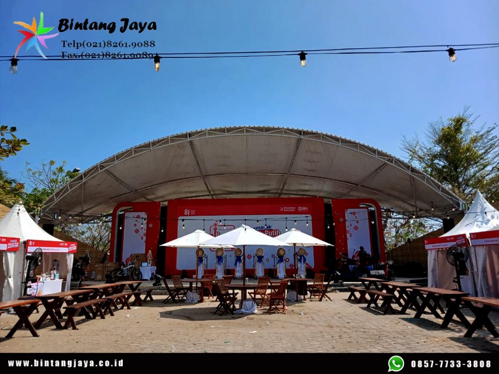 Rental Tenda Kerucut, Kursi Meja Taman Jakarta 087885377555