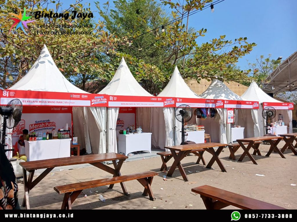 Rental Tenda Kerucut, Kursi Meja Taman Jakarta 087885377555