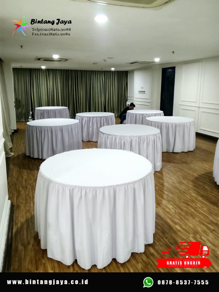 Rental Meja Bulat Jakarta Buat Area Tamu Lebih Terorganisir 087885377555