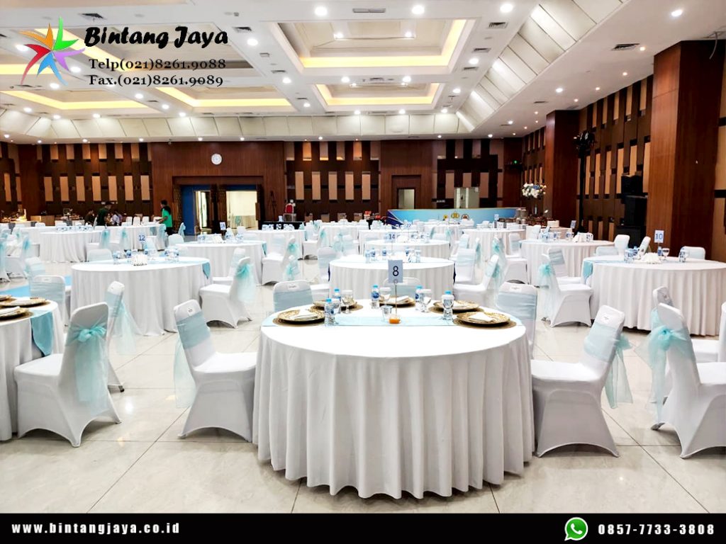 Rental Kursi, Round Table Plus Cover Bareskrim Polri 085777333808