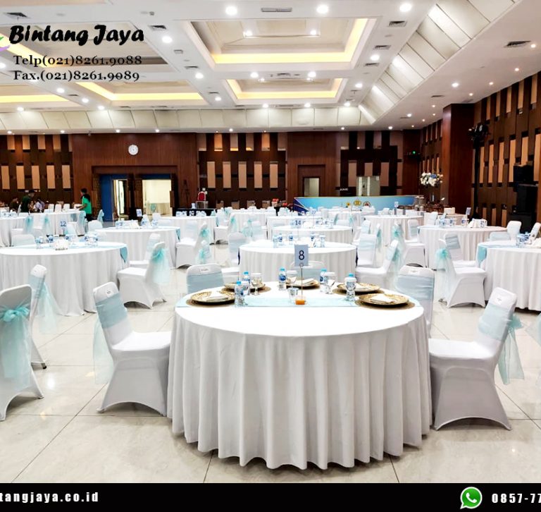 Rental Kursi, Round Table Plus Cover Bareskrim Polri 085777333808